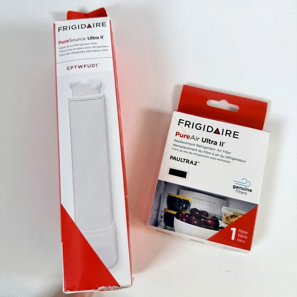 Frigidaire PureSource Ultra II Water Filter EPTWFU01 & PureAir II PAULTRA2 Set